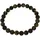 Ostsee-Schmuck Armband Kugel 8 mm schwarz 19 cm