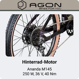 Agon Alpha 27,5 Zoll RH 48 cm Sunrise Black Metallic