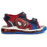 GEOX J Android Boy Sandal, Navy/RED, 26 EU