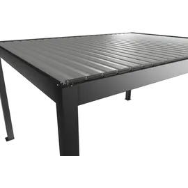 Biohort Pergola 3 x 3 m Dunkelgrau/Silber-metallic