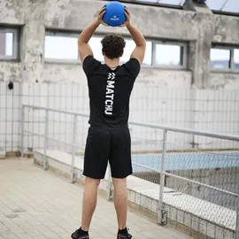 Matchu Sports Medizinball 1/2/3/4/5 kg Fitnessball Gewichtsball 4