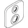 Hansgrohe Rosette 155/155mm Ecostat E F-Set Thermostat Absperr-Umstellventil chrom,