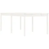 vidaXL Gartentisch 203,5 x 100 x 76 cm Weiß