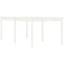 vidaXL Gartentisch 203,5 x 100 x 76 cm Weiß