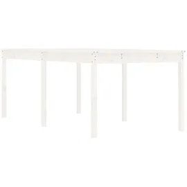 vidaXL Gartentisch 203,5 x 100 x 76 cm Weiß