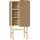 Karup Hochkommode KARUP DESIGN "Slide", beige (natur, braun), B:70cm H:142cm T:38cm, FSC-zertifiziertes Massivholz, Sideboards, Aus massiven Kiefernholz und Kork Pinwand