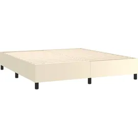 vidaXL Boxspringbett 180 x 200 cm Creme