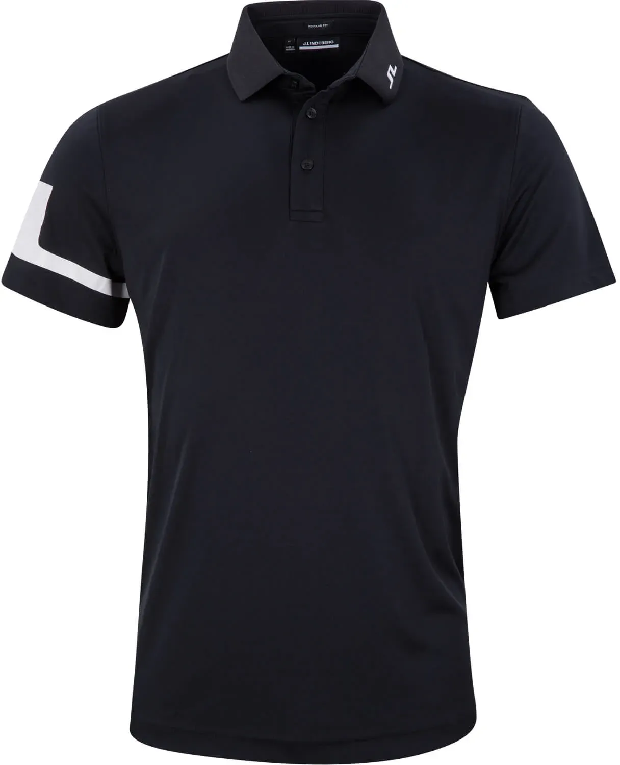 J. LINDEBERG Polo Heath, schwarz