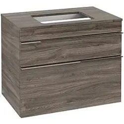 Villeroy und Boch Venticello Waschtisch-Unterschrank A94001RK 75,7x60,6x50,2cm, Griff Chrom, Stone Oak