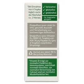 Doppelherz Pure Vitamin D3 2000 I.E. Tropfen 9,2 ml 