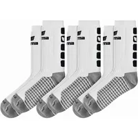 Erima Classic 5-C Socken 3er Pack Weiß/Schwarz 35-38