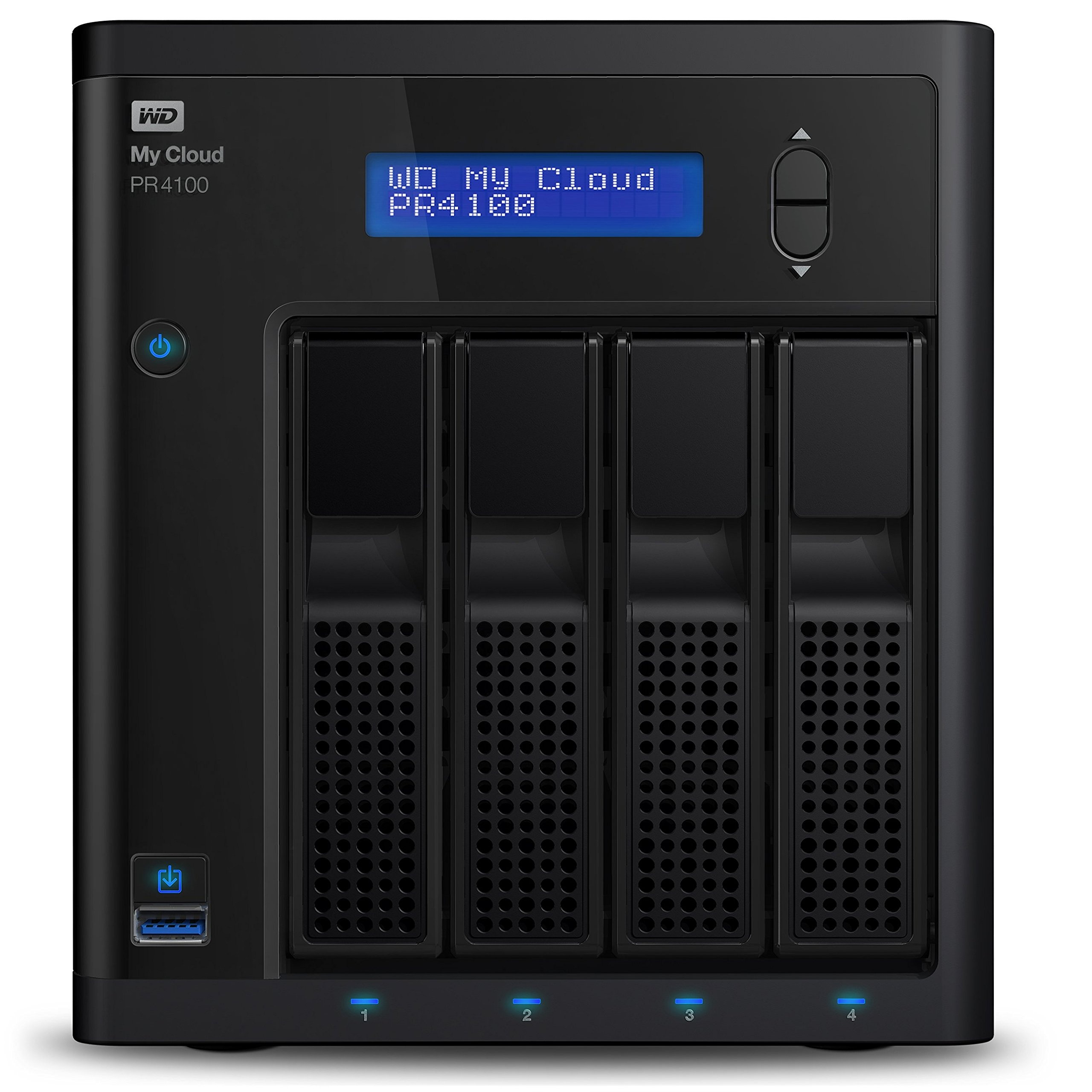 WD 8 TB My Cloud Pro PR4100 Pro Serie 4-Bay Network Attached Storage - NAS - WDBNFA0080KBK-EESN