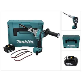 Makita DBS 180 T1J Akku Bandfeile 18 V 9 x 533 mm Brushless + 1x Akku 5,0 Ah + Makpac - ohne Ladegerät