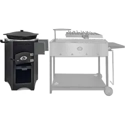 Grillpeter Feuertonne Batyr mit Kasan 16l