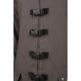 Gothicana by EMP Damen dunkelgraue Übergangsjacke leicht gefüttert mit Gehschlitz hinten XXL - XXL