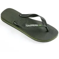 Havaianas Brasil Logo Waldgrün Gr 39/40