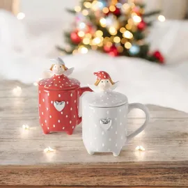 Boltze Becher mit Deckel Malena, 360 Ml