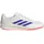adidas Copa Court Club Hallenschuhe Herren Off White/Lucid Blue/Signal Coral 46