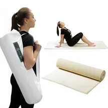 Hollert Yogamatte Organic Prestige 70x200 cm Weiß Fitnessmatte Pilates Gymnastikmatte