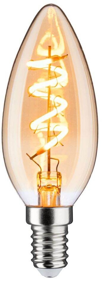 Paulmann Vintage Edition LED Kerze, E14, 4 W, 150 lm, 1800 K, dimmbar, Ø 35 mm, Gold