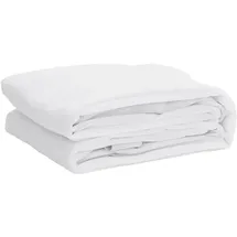 vidaXL Matratzenschoner Wasserdicht 160 x 200 cm Weiß