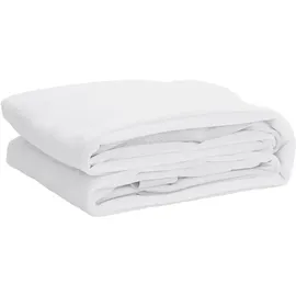 vidaXL Matratzenschoner Wasserdicht 160 x 200 cm Weiß