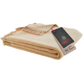 IBENA Uni Decke Braga camel 150x200