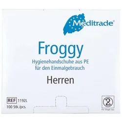 Handschuhe Folie Männer mit langer Stulpe