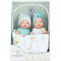 Marina & Pau Zwillinge Mini Leckerli Etui Babypuppe 21 cm