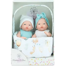 Marina & Pau Zwillinge Mini Leckerli Etui Babypuppe 21 cm