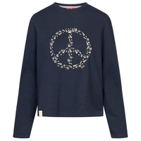 DERBE Damen Sweatshirt Peace Navy M