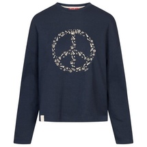 DERBE Damen Sweatshirt Peace Navy M