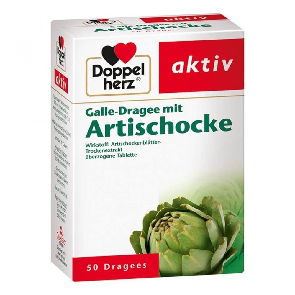 Doppelherz aktiv Galle-Dragee mit Artischocke