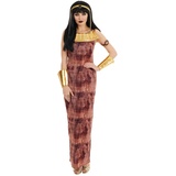 Fun Shack Braun Kostüm Ägypterin Damen, ägyptische Göttin Kostüm, Faschingskostüm Cleopatra Damen, Kostüm Ägypterin, Halloween Cleopatra Kostüm Damen XL Größe XL - XL