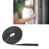 varivendo Fenster-Fliegengitter Klettband selbstklebend 5 x 9,5 cm Schwarz