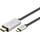 goobay USB-C auf HDMI Adapterkabel 3 m Schwarz