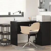 VidaXL Schreibtisch Schwarze Eiche Holzwerkstoff Kompakt