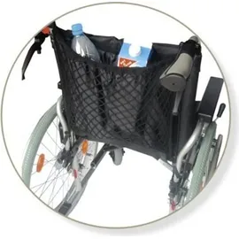 Sundo-Homecare Einkaufsnetz Rollatornetz mit Innenfutter schwarz