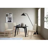 Stressless® Polsterstuhl Laurel, Low Back, Größe M, mit abgerundeten Beinen in Walnuss beige