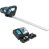 Makita DUH 606 RA2 Akku Heckenschere 18 V 600 mm Brushless + 2x Akku 2,0 Ah + Ladegerät