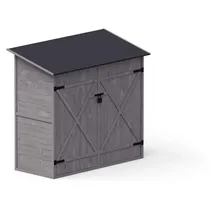 upyard Gerätehaus 1,50 x 0,70 m Grau