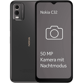 Nokia C32 3 GB RAM 64 GB charcoal