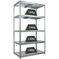 Proregal Schwerlastregal Steel Eagle HxBxT 180x100x60cm Fachlast 130kg Verzinkt
