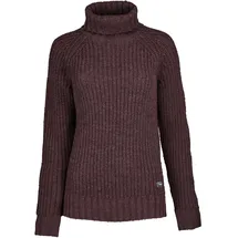 Bergans Damen Nordmarka Merino High Neck Pullover (Größe S, rot)