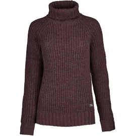 Bergans Damen Nordmarka Merino High Neck Pullover (Größe S, rot)