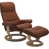 Stressless Stressless® Fußhocker »View«, mit Classic Base,Gestell Eiche, braun