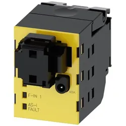 Siemens 3SU14001EA104AA0 AS-Interface Modul, 2 sichere Eingänge, schwarz