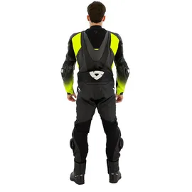 RevIt! Revit Control Lederkombi - Black / Fluo Yellow - 50