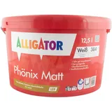 Alligator Phönix Matt LEF 12,5L weiß, hochdeckende Wandfarbe, Dispersionsfarbe