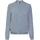 Vero Moda Damen Tailoring Blousonjacke Fly Away Kragen Reißverschluss Vielseitige leichte Jacke, Farben:Blau-2, Größe:M